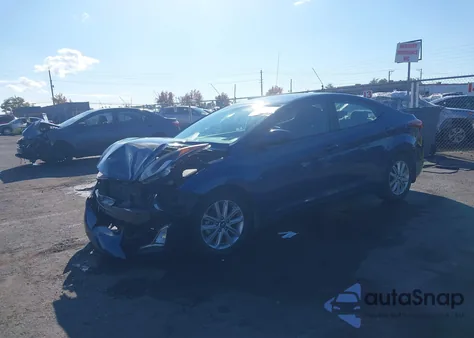 2016 Hyundai Elantra Se z USA, uszkodzony, nr VIN KMHDH4AE7GU511392
